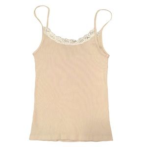 Brandy Melville Cream Lace Skylar Tank Cami